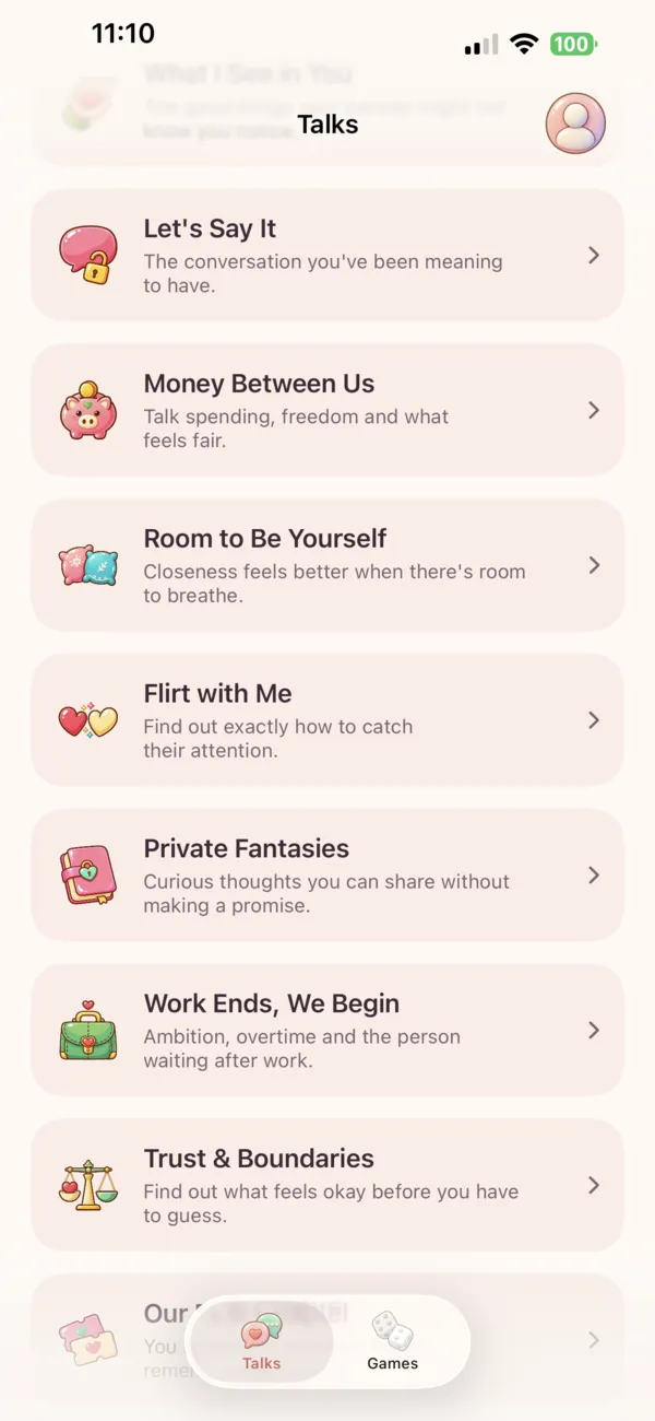 List of question decks in Lovy